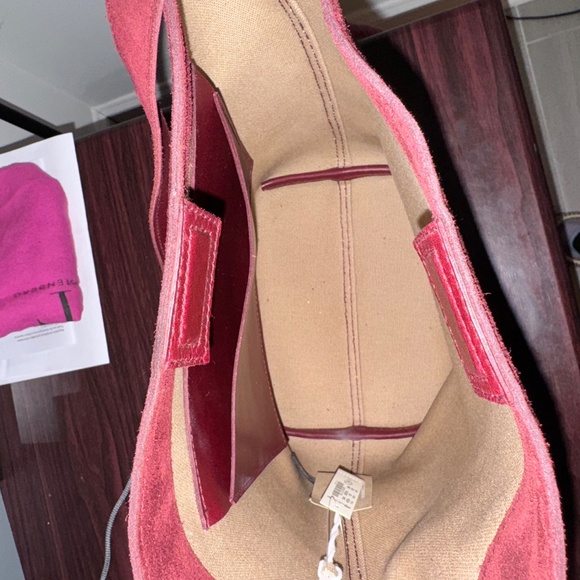 Madewell, Essential Medium Tote, Suede, Deep Merlot - Picture 4 of 7